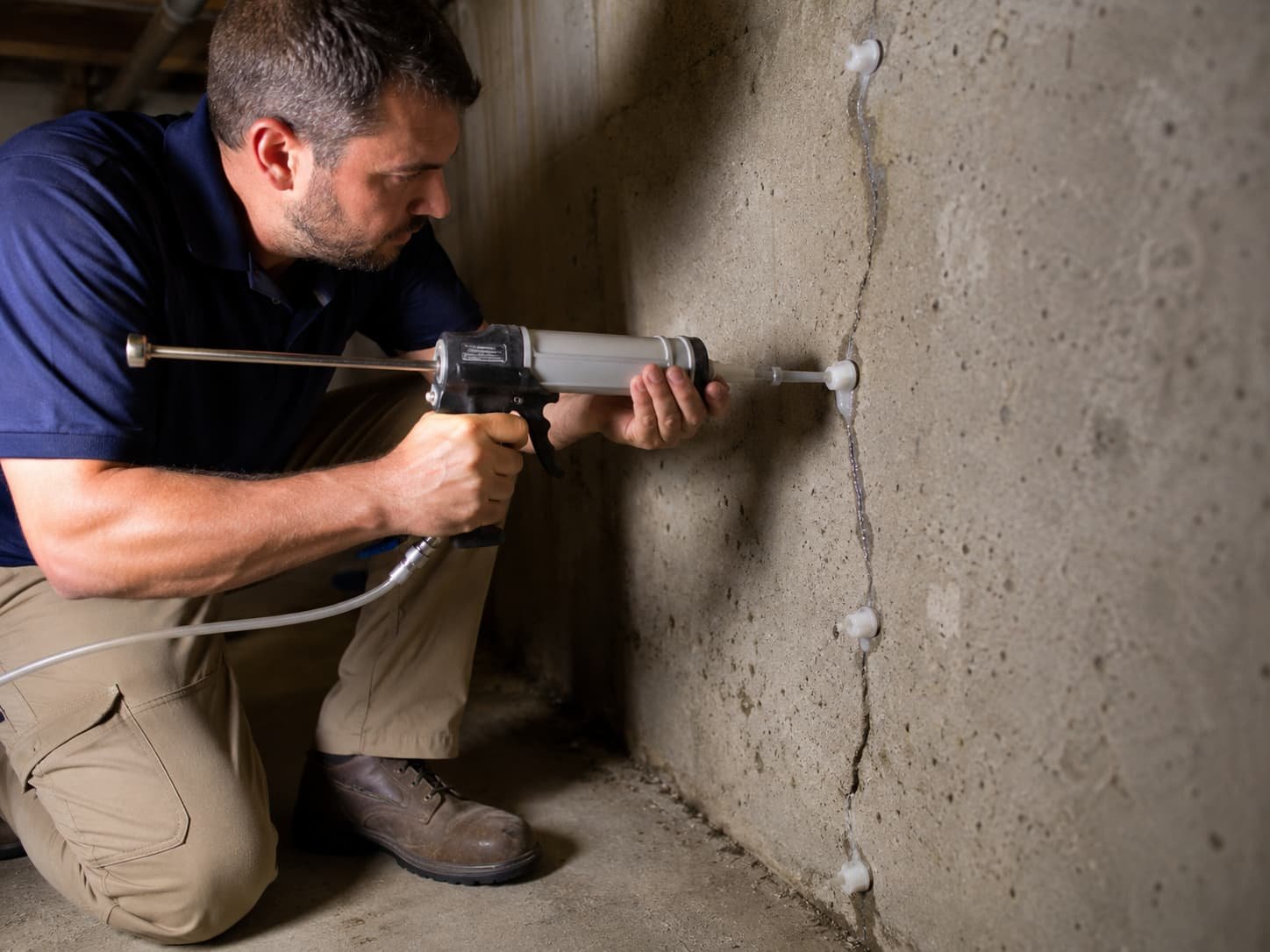 foundation crack repair Dayton OH